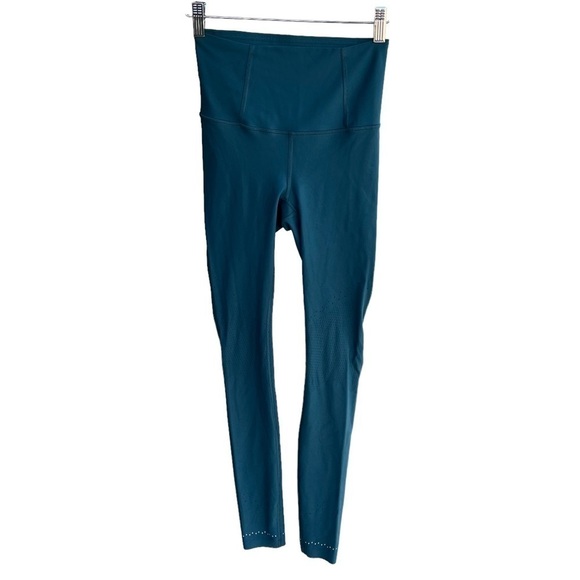 Lululemon Zoned In Tight *27” Green Jasper Size 4 Reflective Running Legging GUC - Picture 2 of 15